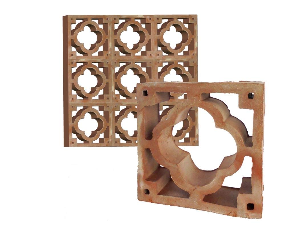 50 mattoni decorativi a forma di fiore – Breeze Block Cobogo Claustra