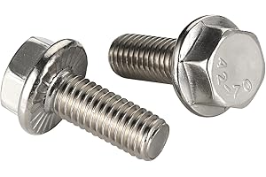 5/16-18 x 3/4&quot; Flange Bolts, Stainless Steel