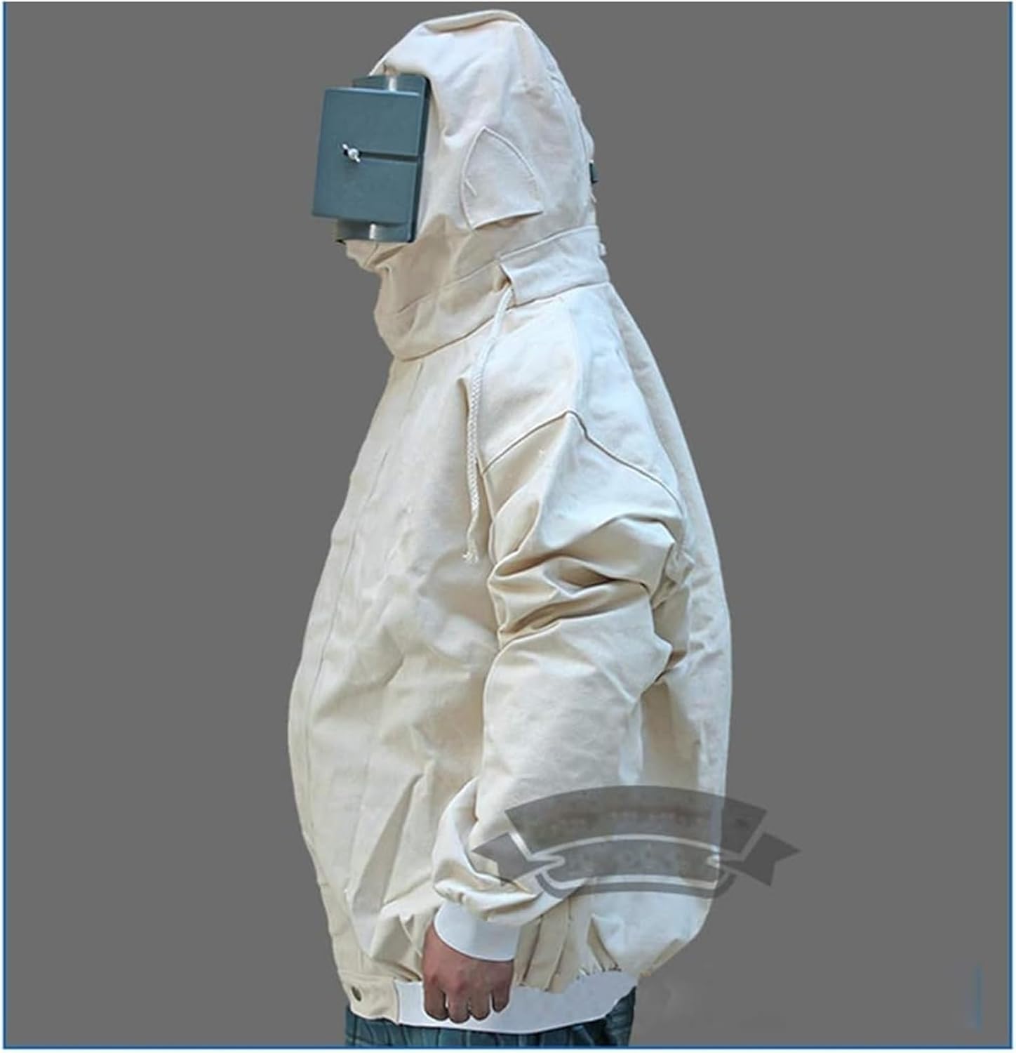 Mono protector for chorro de arena, traje protector contra el polvo for hombres y adultos con chorro de arena abrasivo for industria de lona, ​​para pintar y trabajar la madera,suministrada.