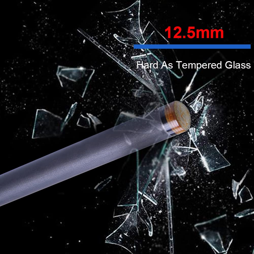 TROUFY Carbon Fiber Pool Cue with Case Combo,Carbon Billiard Cue Sticks Extension 12.5mm Tip (TR03)