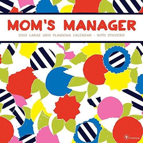 2018 Mom's Manager Large Grid Planning Wall Calendar