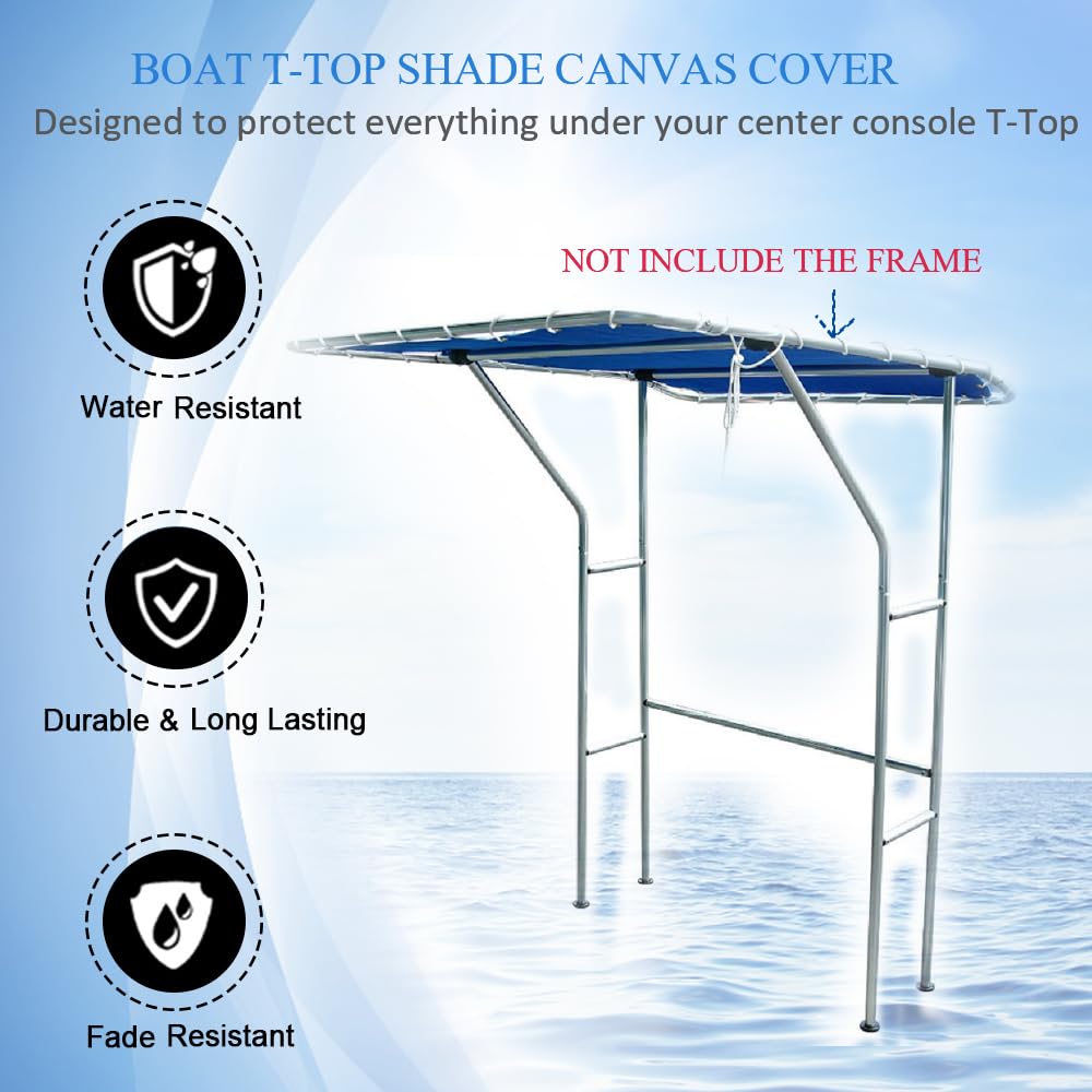 Housse de Protection pour Console Centrale T-Top - Toile imperméable Marine 600D (167 cm L x 140 cm l)