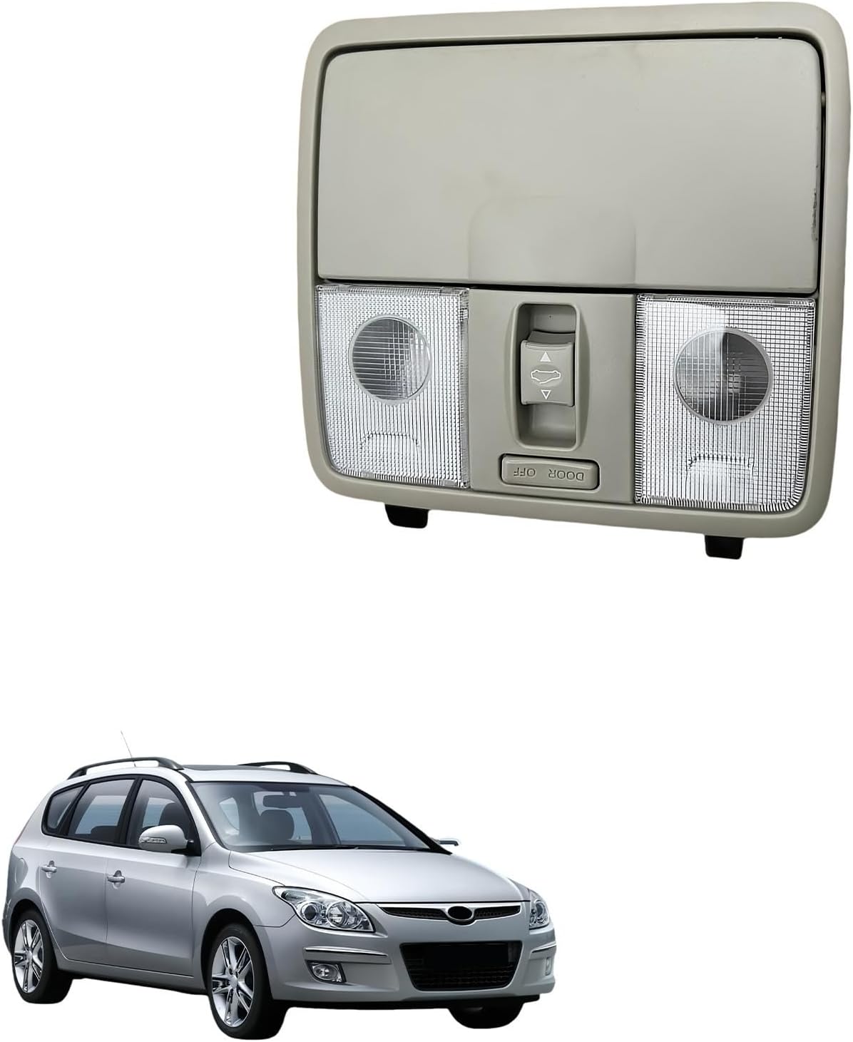 carkus Automotive Overhead Consoles Compatible with Hyundai I30/i30CW 2010 2008 928101X000, Console Dome Car Accessories