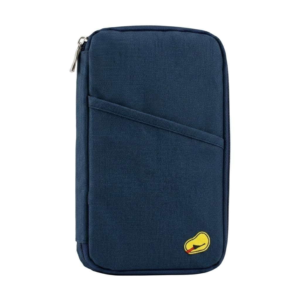 Unisex Passport Holder Wallet with Zip | Travel Document Organizer for Cards, Cash & Boarding Pass | Passport Cover & Ticket Holder-image-37