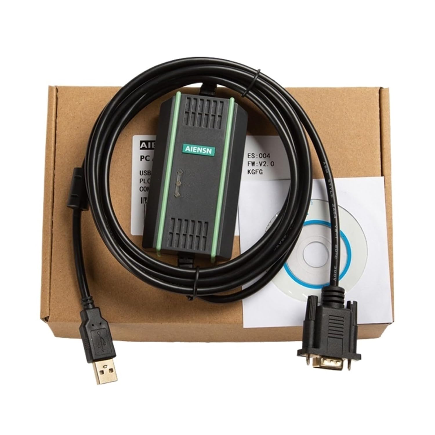 USB-XW2Z-200S-CV Suitable for Programming Cable CQM1 CS Communication Download Data Cable FT232 chip+electromagnetic i