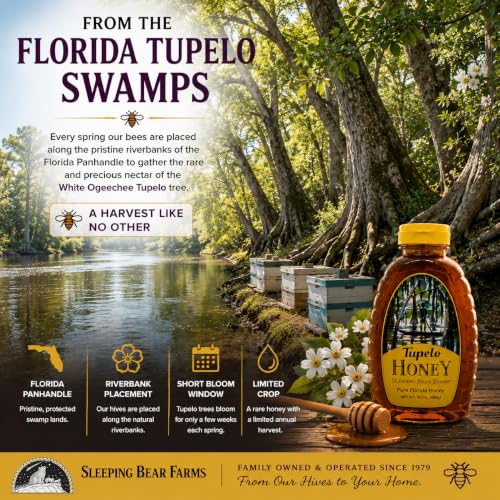Miel Tupelo 2 Pack - Dos botellas de 16 oz cada una miniatura 5