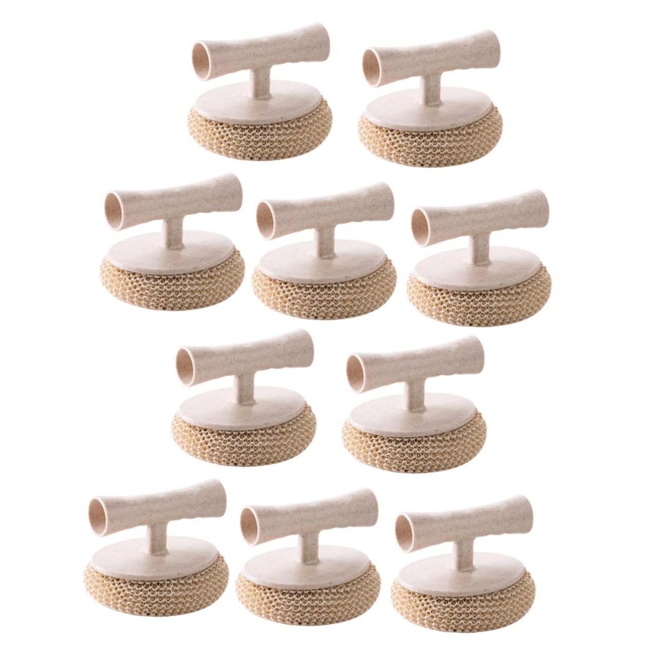 Healeved 2 Sets Effiziente Küchenreinigungsbürste Spülbeckenbürste Bürste Schüsselreiniger Praktischer Kurzer Griff Für Topf Und Küchenbedarf 5 Stück * 2