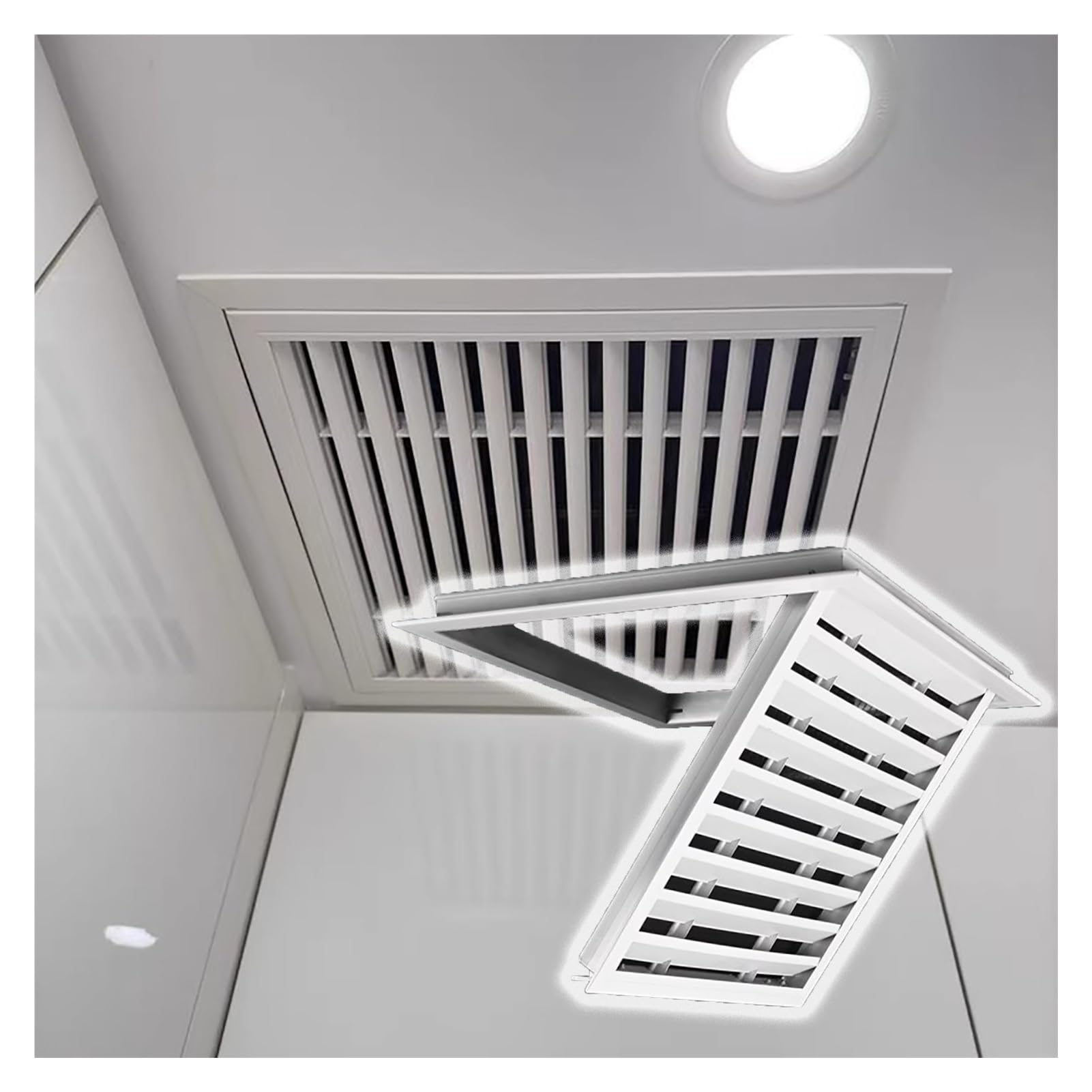 Drzwi wejściowe do kanału wentylacyjnego z otworem wentylacyjnym do systemów HVAC 55 x 60 cm (22 x 24 cale) Konstrukcja do wentylacji grzewczej i klimatyzacji