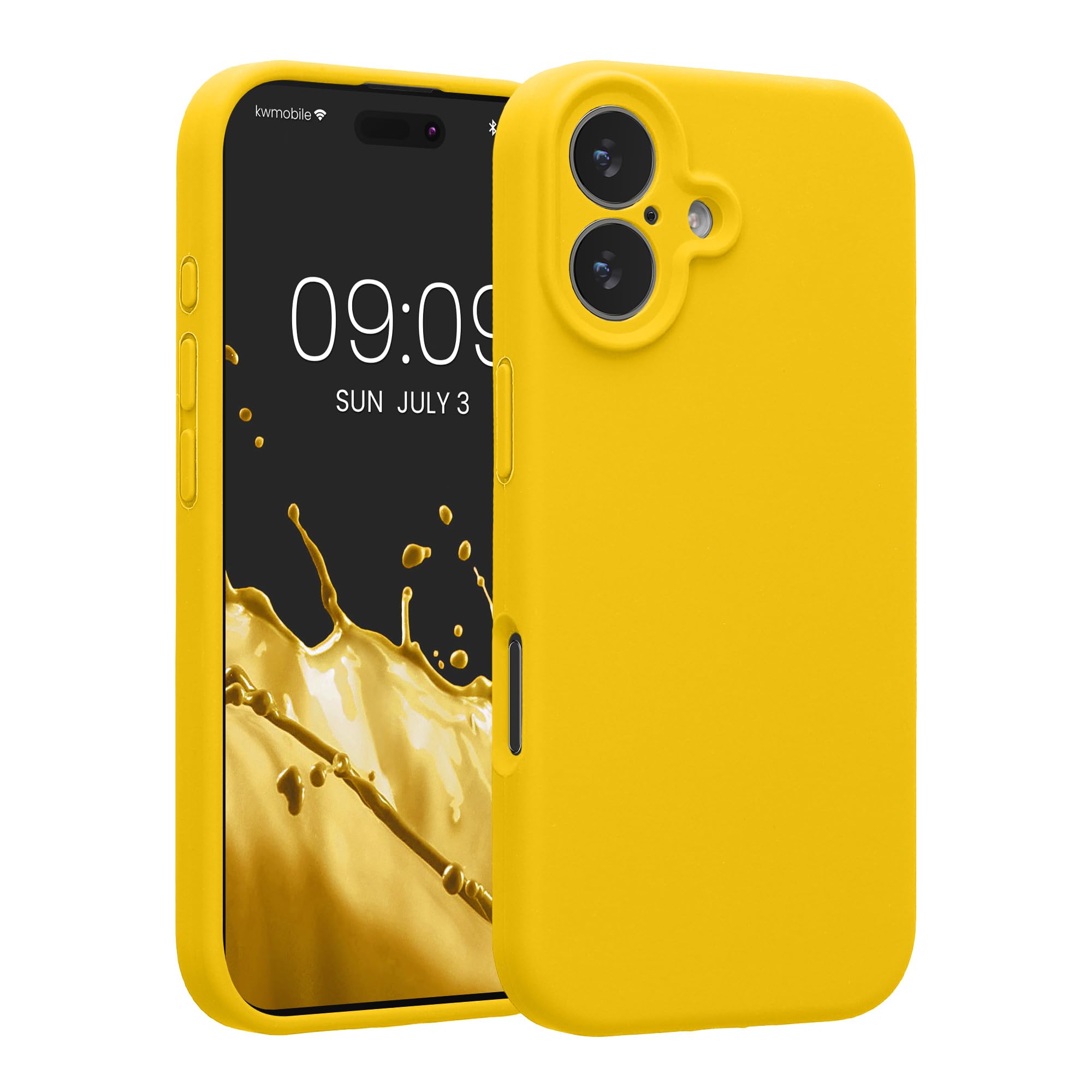 Smartphone Case for Apple iPhone 17 - TPU Silicone Cover Shockproof Scratch-Resistant - Dazzling Yellow