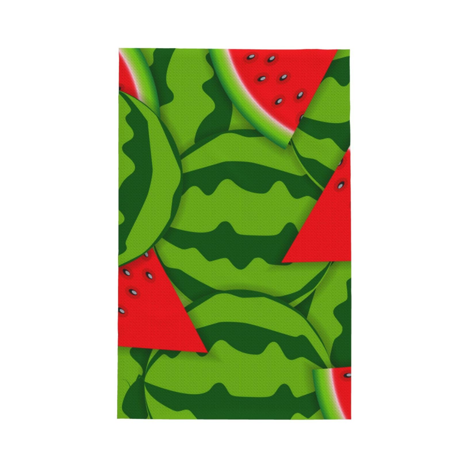 Gratka As Picture Watermelon,Waffle Tea Towels Kitchen Absorbent Dish Cloth Drying Dish Towels 41 X 66 Cm