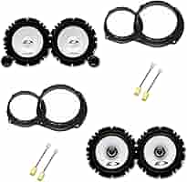 Kit Altoparlanti Alpine Per Fiat Panda 2003-2012 - Anteriore E Posteriore Con Adattatori - Foto 6