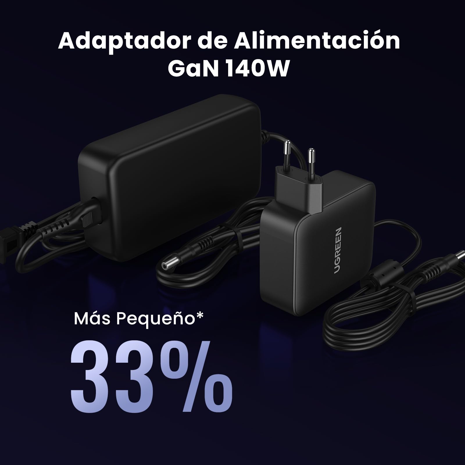 UGREEN Revodok MAX 208 Docking Station USB C Thunderbolt 4 Doble Pantalla | 8 en 1, 3 TBT4, 40Gbps, Único 8K30Hz, Doble 4K60Hz, Múltiples USB 3.2 10Gbps, Ethernet Gigabit, Carga 85 W, Entrada DC 140 W