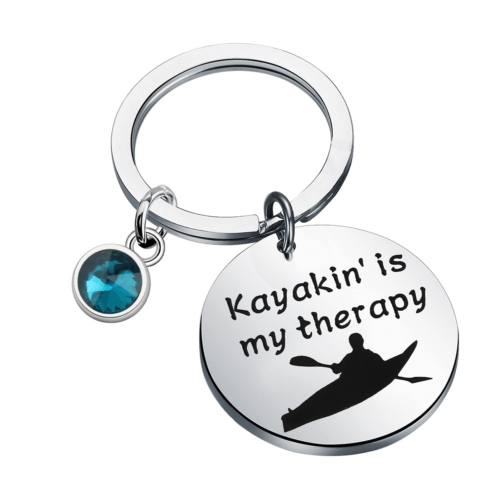 AKTAP Kayak Lover Gift Kayak Keychain Outdoor Adventure Lovers Jewelry