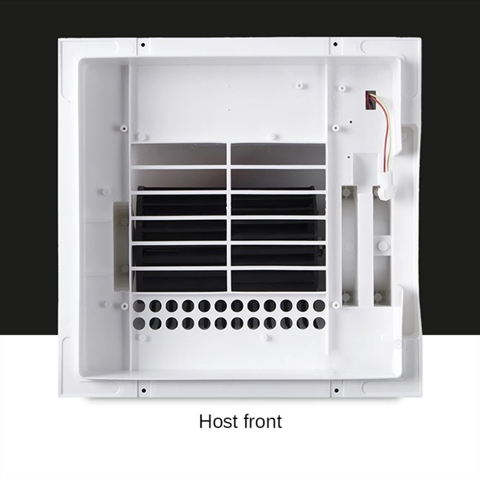 Extractor De Aire para Baño, Ventilador De Techo, 30 X 30 Cm, Diseño A Cuadros, Ventilador De Soplado Directo, Silencioso, De Gran Volumen Y con Rejilla Grande.,Without Switch