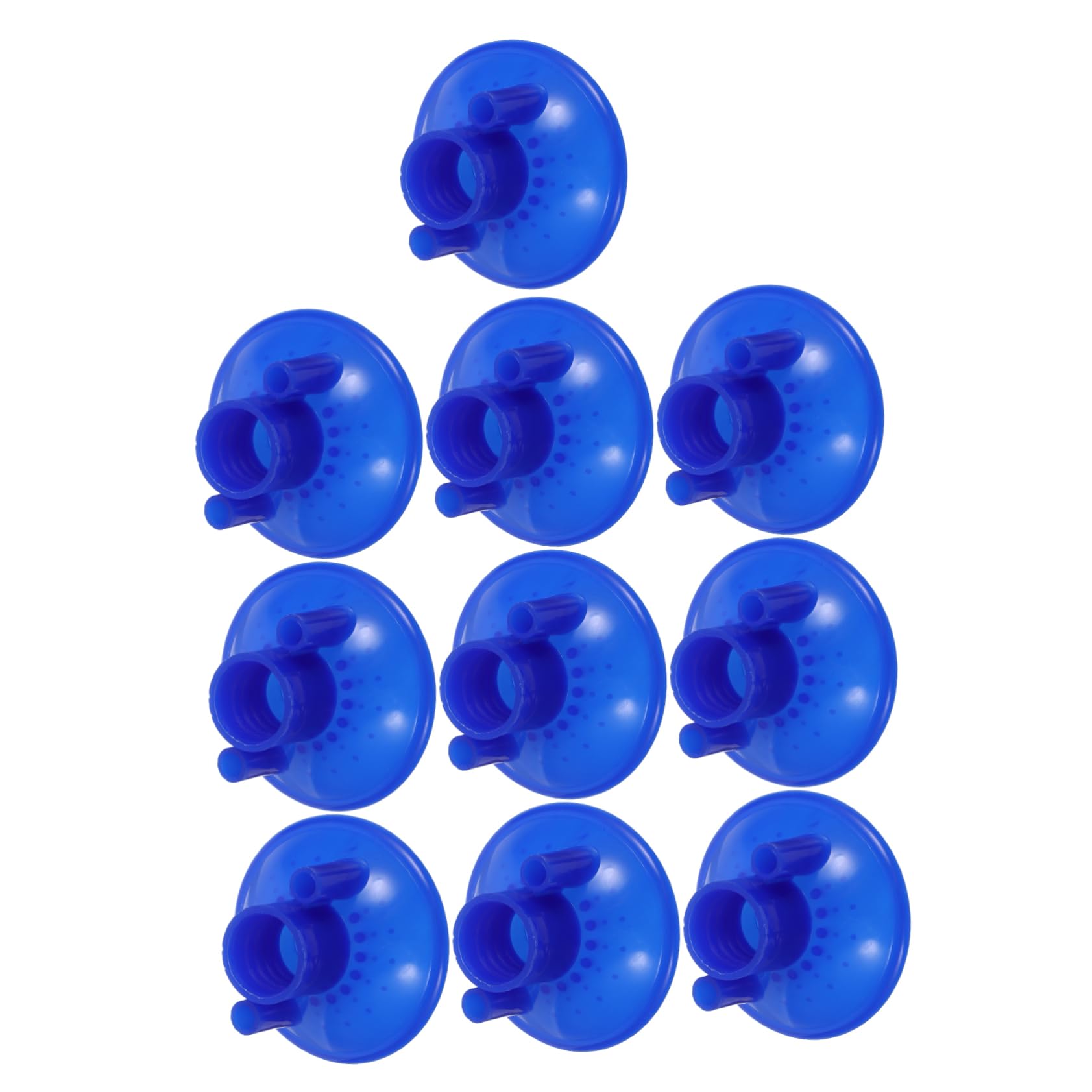 IWOWHERO 10pcs Wet Mop Handle Clamp Mop Head Attachments Ergonomic Clip for Efficient Cleaning for Home and Commercial Use Blue