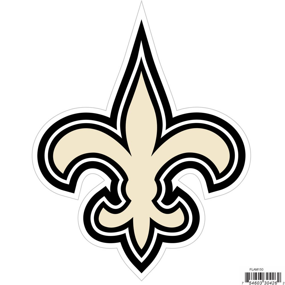 Siskiyou Sports NFL Fanshop Magnete mit New-Orleans-Saints-Logo, 20,3 cm, Teamfarbe