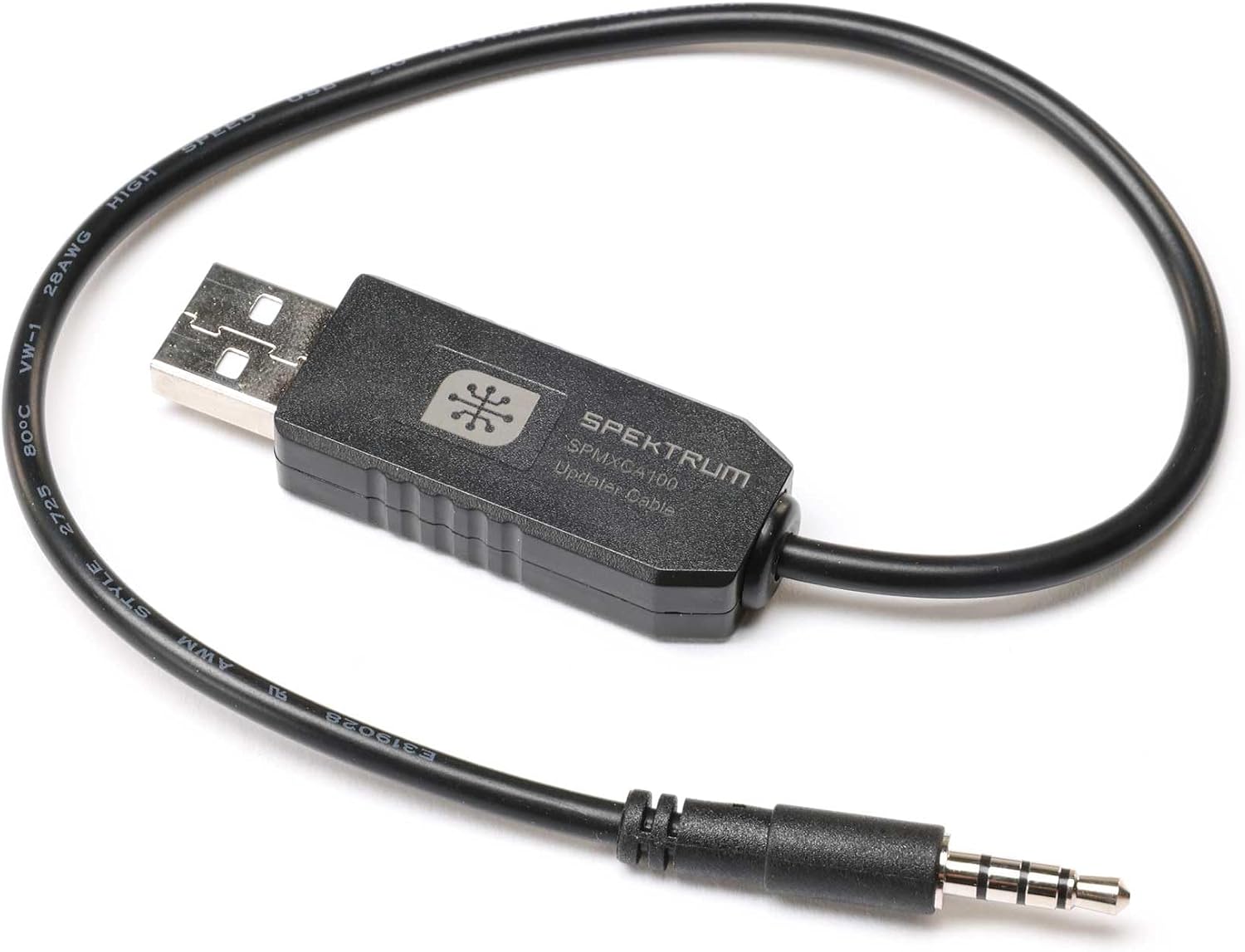 Spektrum Smart Charger USB Updater Cable/Link, SPMXCA100,black