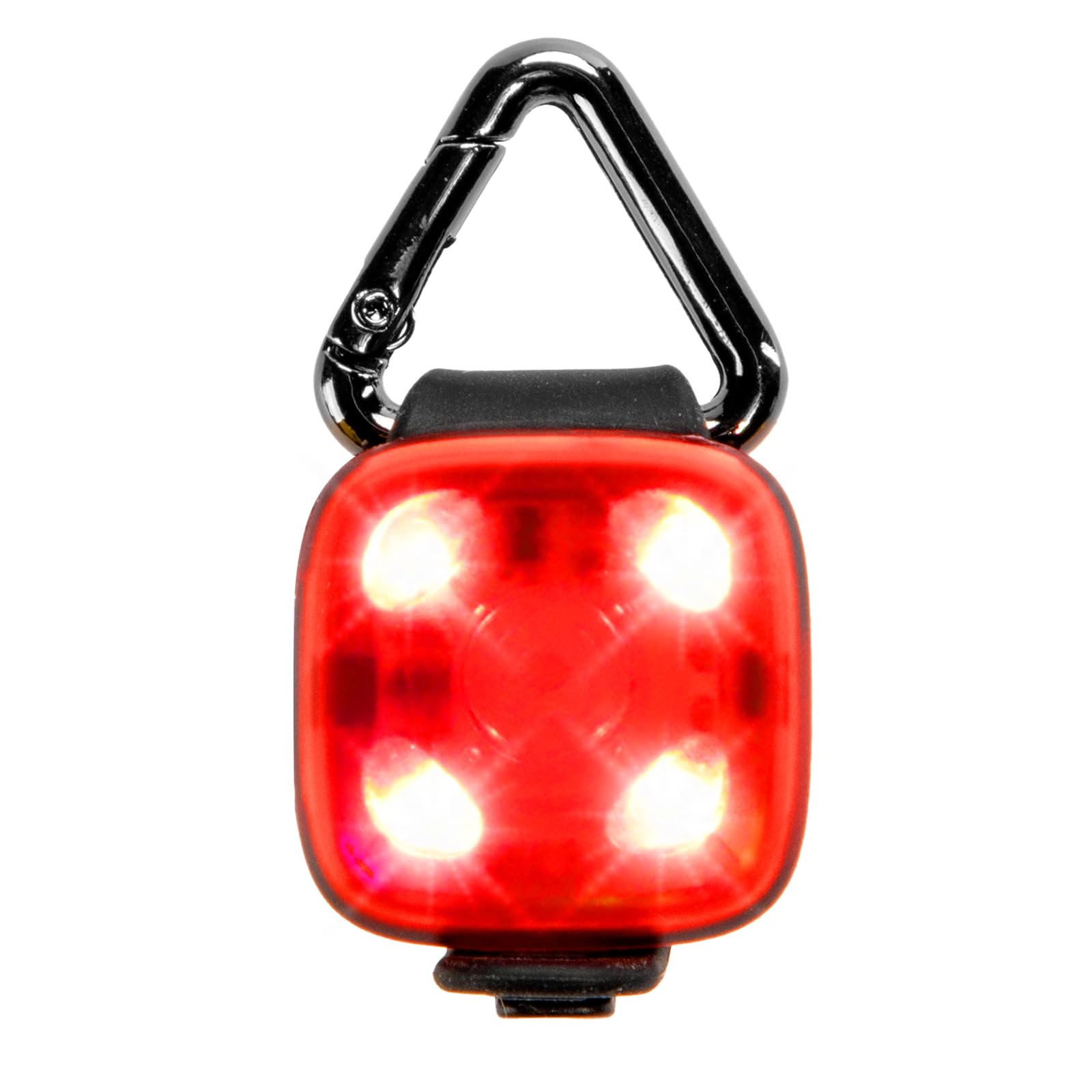 woeita USB Rechargeable LED Dog Safety Light, Waterproof Clip On Dog Light for Night Walking, Running and Camping (Red)