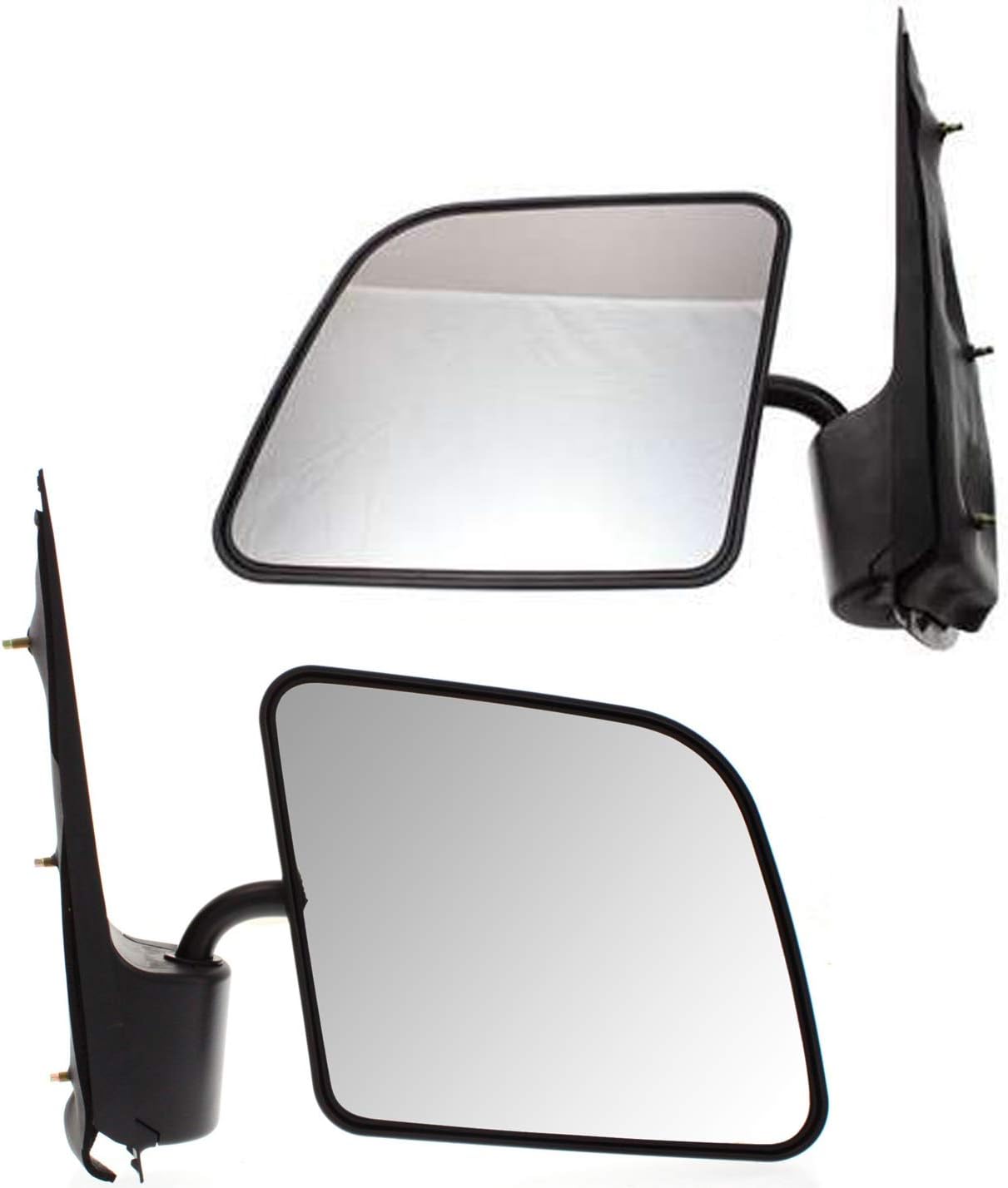Kool Vue Door Mirrors For Ford E-350 Super Duty 1999-2007, Side Mirrors, Passenger Side Mirror, Textured Van