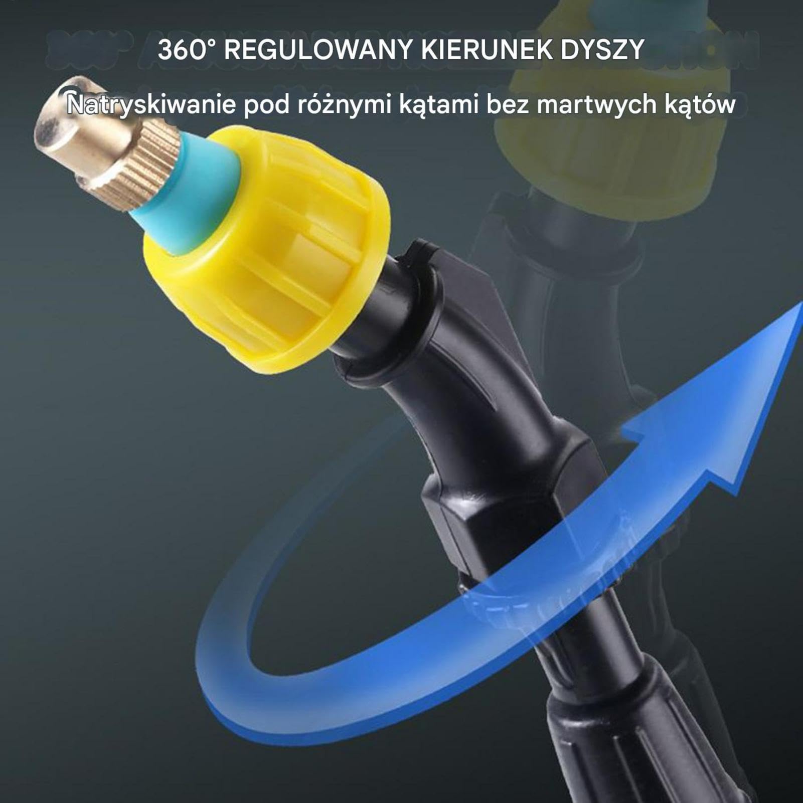Opryskiwacz Akumulatorowy Regulowana Teleskopowa Lanca Rozpylająca | Opryskiwacze Elektryczne Do Ogrodu I Trawnika Do Trawnika Patio Ścieżek Podlewania Mycia Samochodu Czyszczenia Zamgławiania