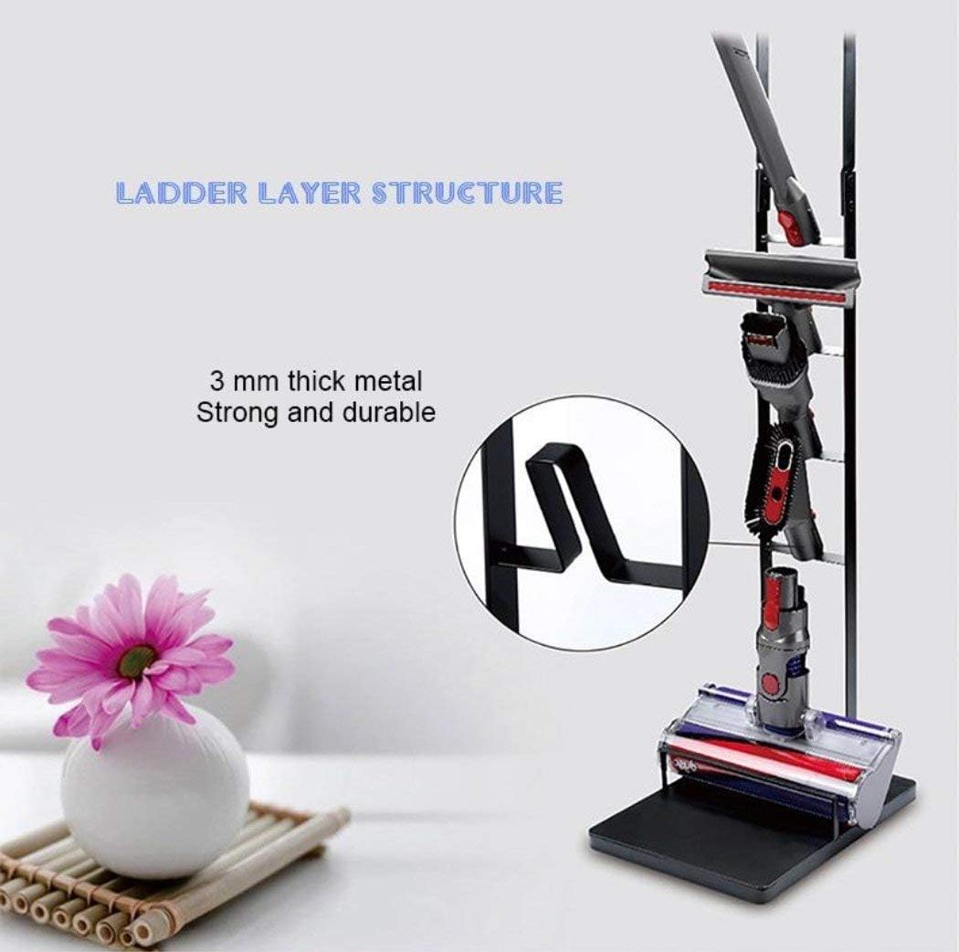 Vacuum Stand for Dyson V11 V10 V8 V7 V6,Stable Metal Bracket Stand Holder Storage for Dyson Handheld DC30 DC31 DC34 DC35 DC58 DC59 DC62 DC74 Cordless Vacuum Cleaners Attachments and Accessories