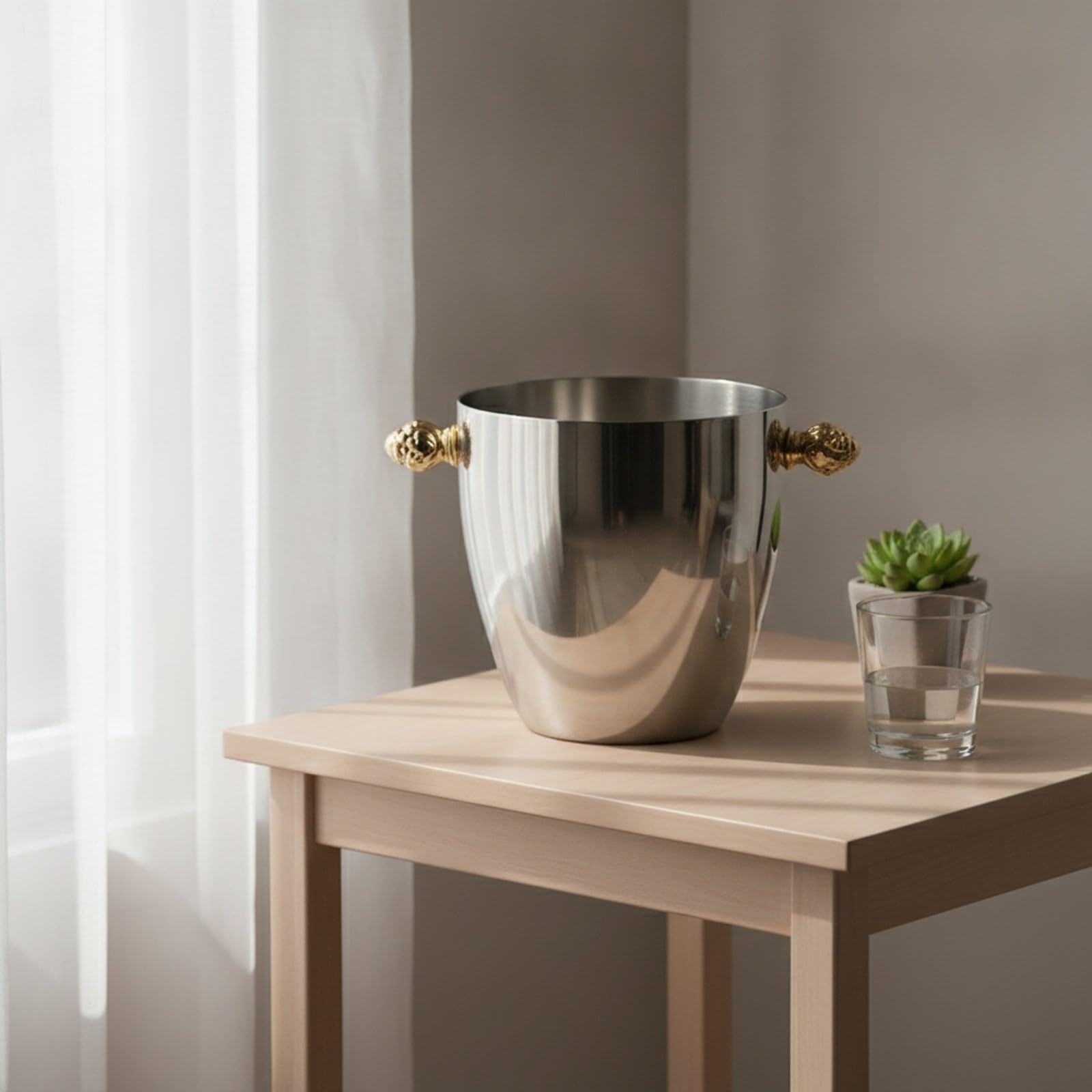 Cubitera Morno, Cubo para Hielo con, Cubeta con, Cenas, Invitados