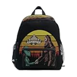 YXPXODEF Alien Bigfoot Backpack for Kids Girls Boys Toddler Preschool Bag 12 Inch Lightweight for School or Daycare, M