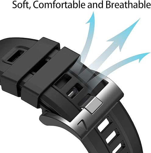 Miniatura 5 de EZMVZKU 22mm Quickfit Sport Silicone Band for Garmin Fenix 77 Pro66 Pro55 Plus,for Forerunner 965 955 945 935Approach S62 S60 Replacement Strap
