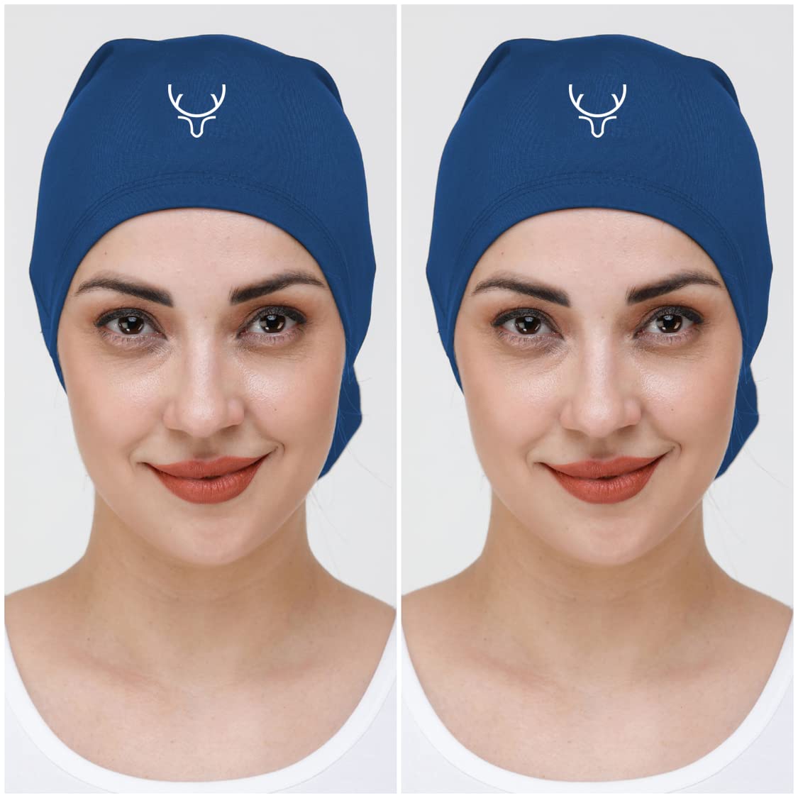 PANTAR Bamboo Bandana Headband and Face Mask for Men & Women | Super Soft | Odour-free & Breathable | Durable & Multipurpose ARMY BLUE Bandana Mask for Dust, Pollution & UV Protection 02 pc 2
