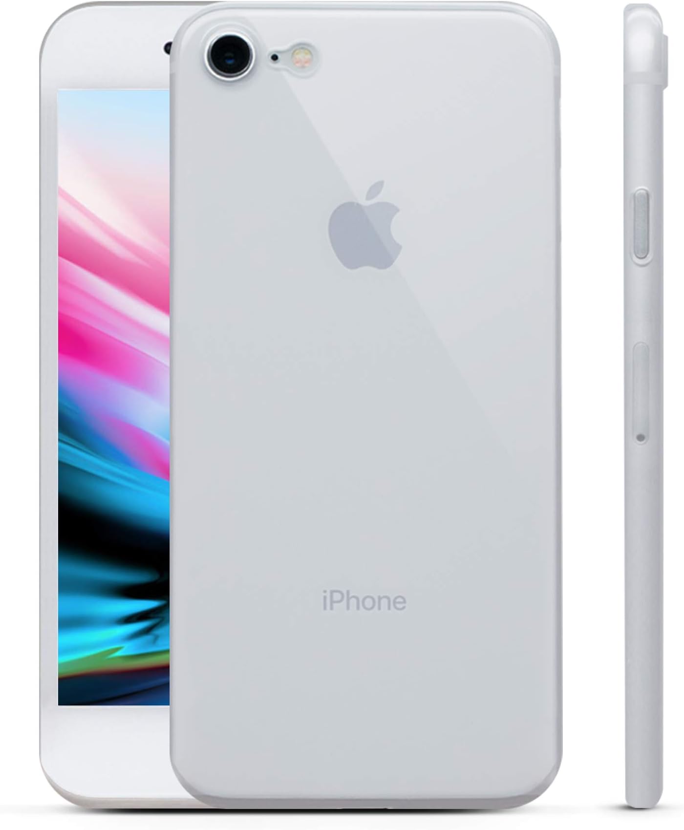 PEEL Ultra Thin iPhone SE (2020) Case/iPhone 8 Case, Clear - Minimalist Design | Branding Free | Protects and Showcases Your Apple iPhone SE/iPhone 8