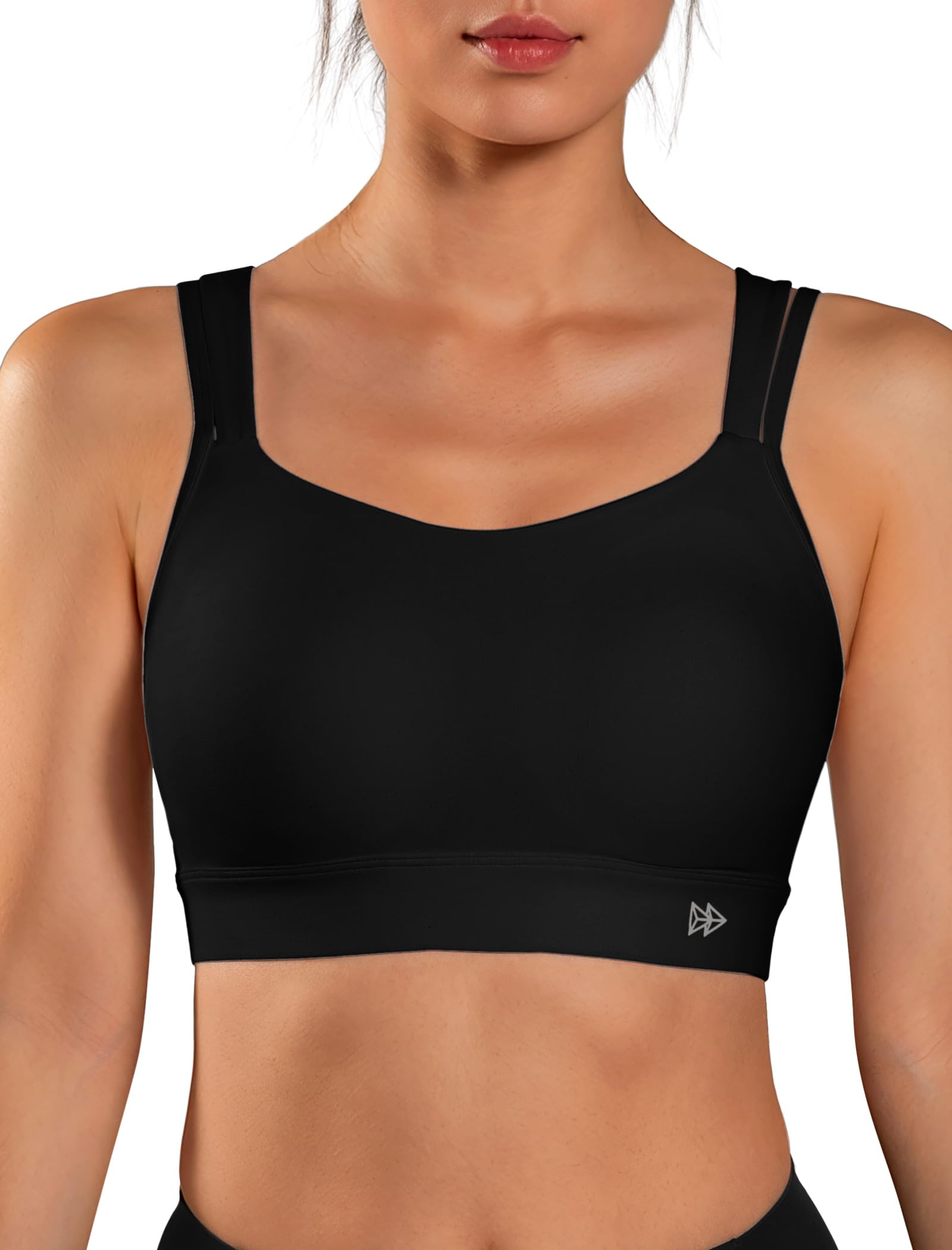Yvette Brasier deportivo para yoga, serie tallado, tirantes delgados, acolchado, transpirable, para entrenamiento, brasier deportivo para mujer