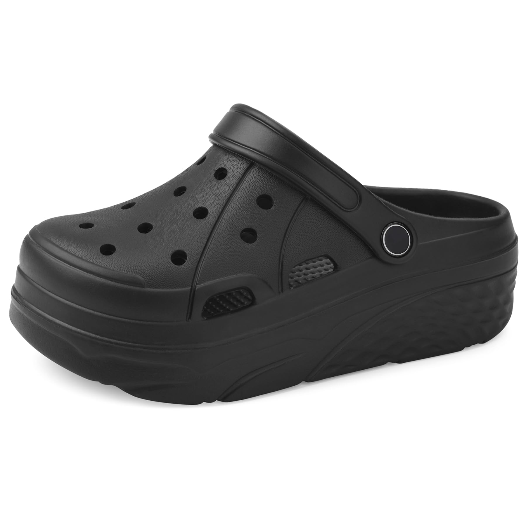 VONMAY Women's Platform Clogs Garden Shoes with Arch Support Comfortable Slip-on Slide Sandals Beach Slippers