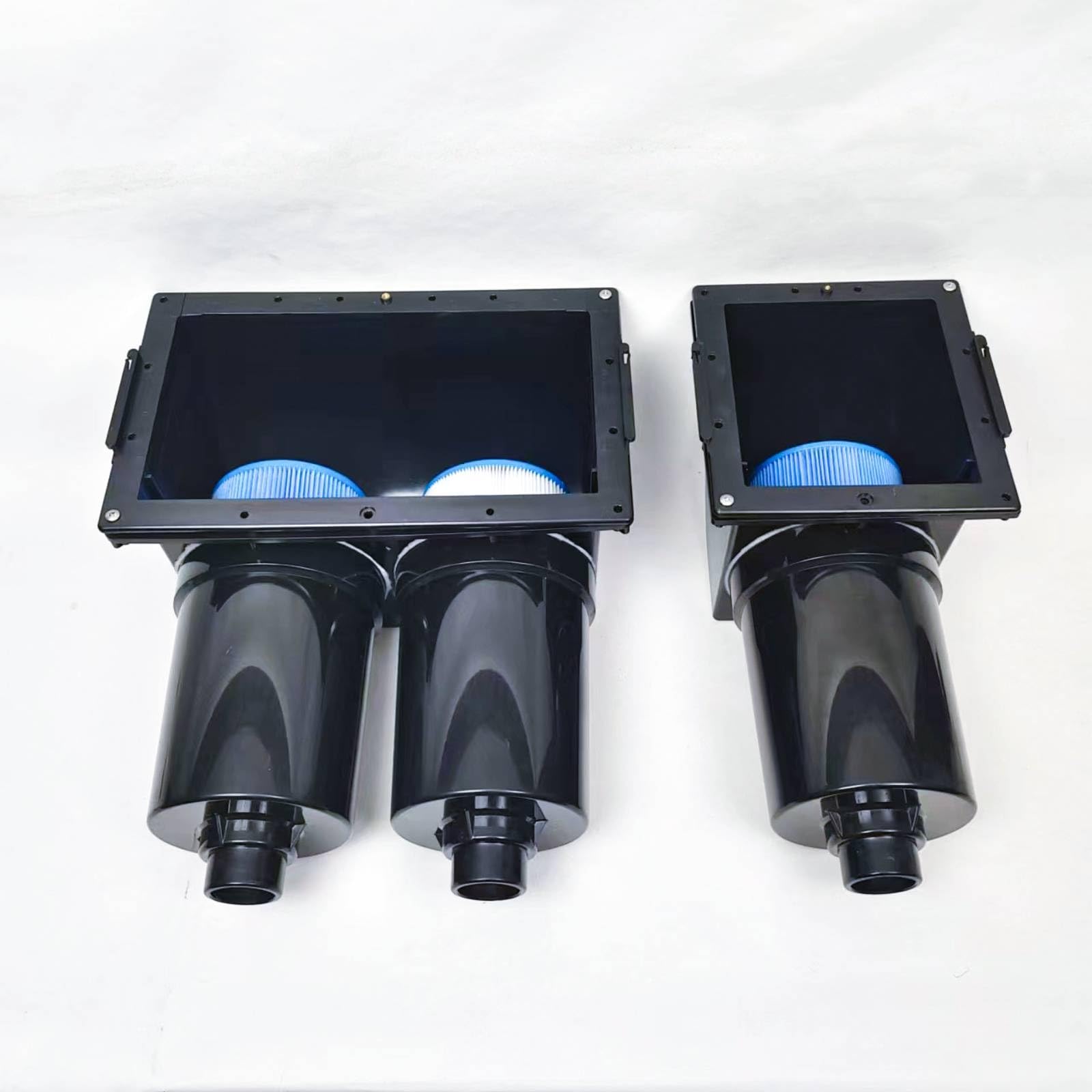 Cartuccia Filtrante Lavabile Resistente Cartuccia Filtrante Trasparente Filtro in Schiuma Piscina per Vasca da Bagno, Doppio Filtro