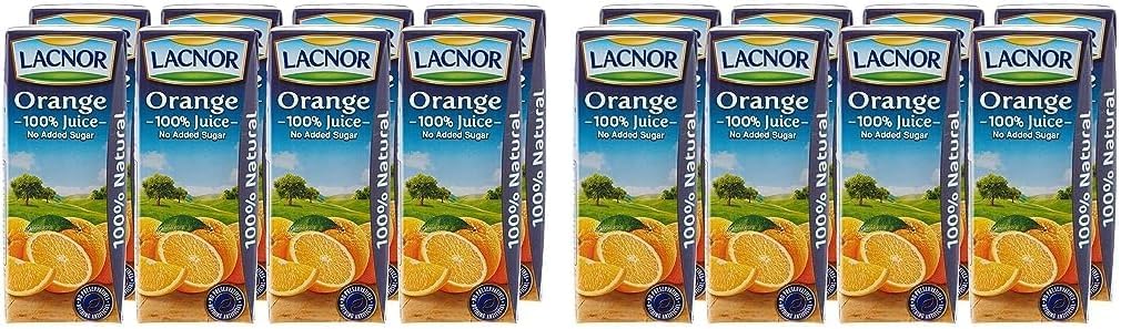 Essentials Orange 100% Juice, No Added Sugar, 180 Ml Pack Of 16