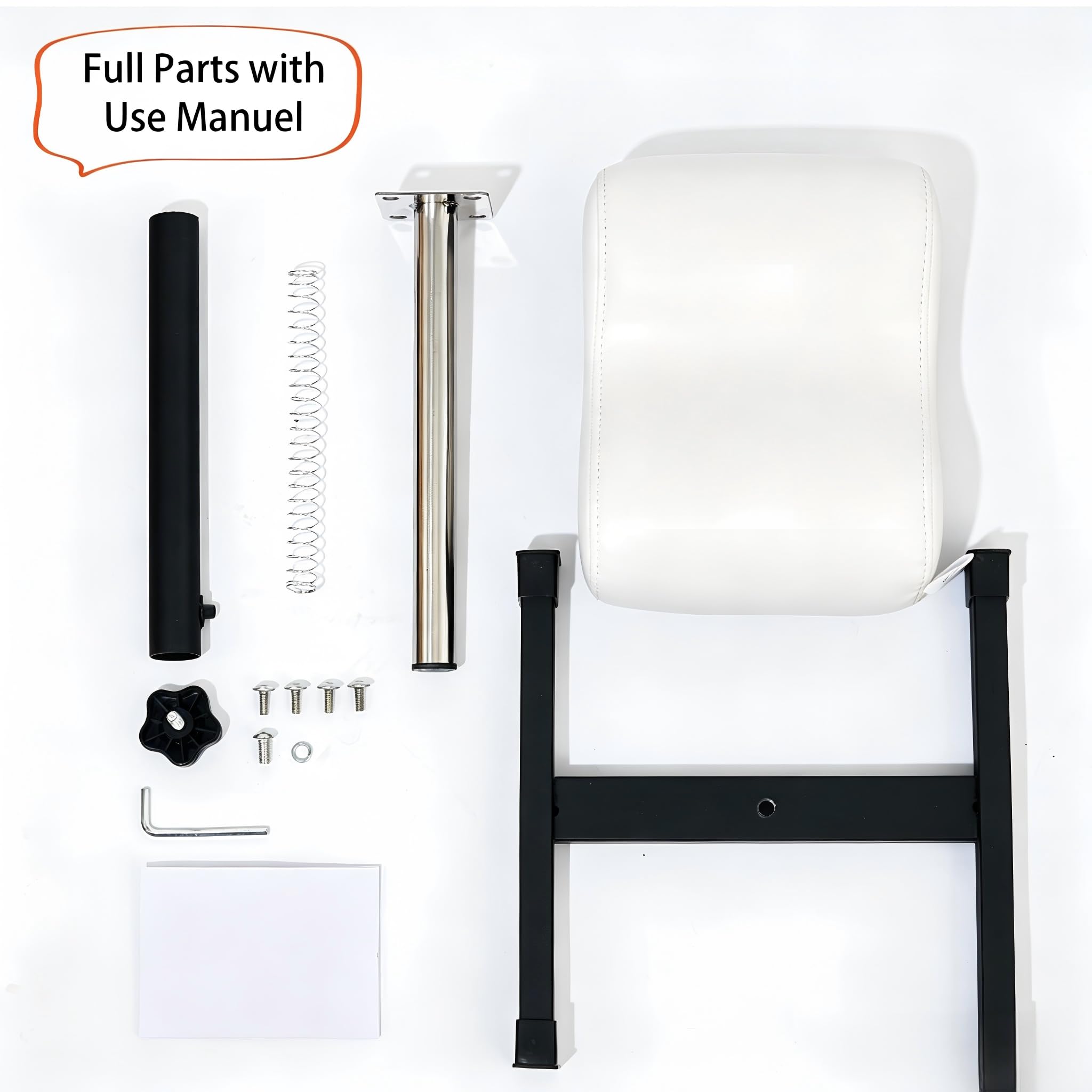 Adjustable Pedicure Footrest Stand for Salon, Spa and Home Nail Care