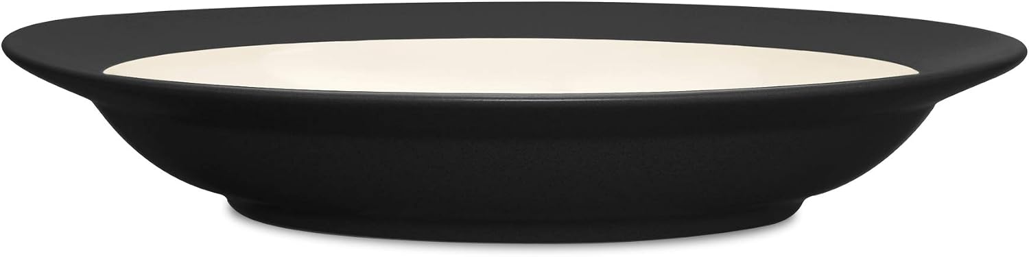 Noritake Colorwave Graphite Set of 4 Pasta Bowls, 10-1/2", 27 oz.