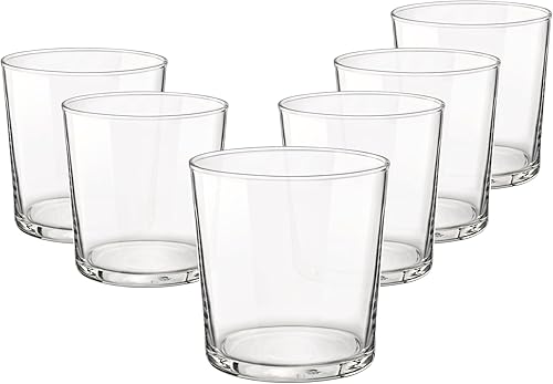 Miniatura 12 de Bormioli Rocco Essential Decor Glassware - Juego de 12 mini vasos de 7.5 onzas para agua, bebidas, cócteles y portavelas, vasos de vidrio templado