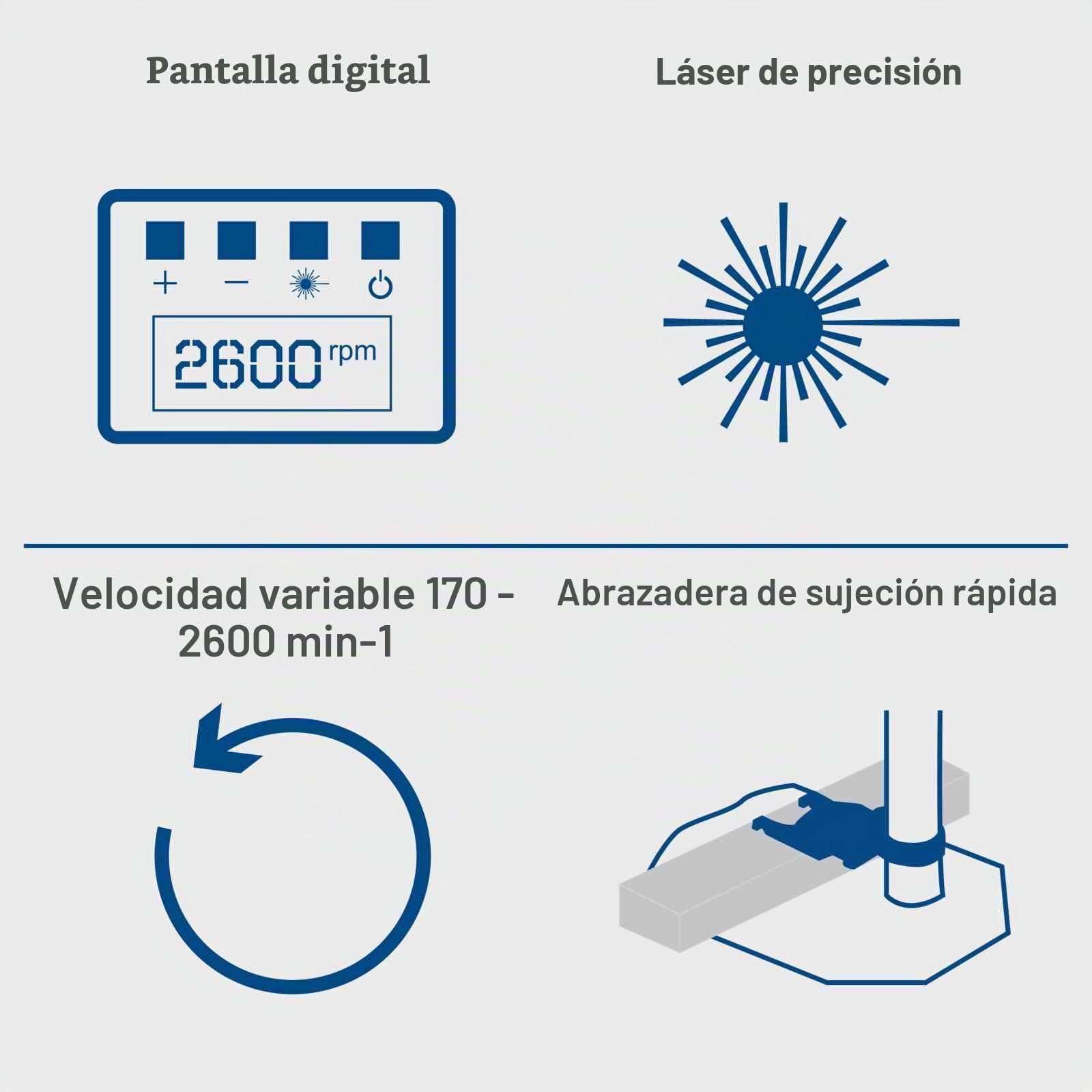 Taladro de columna DP60 Scheppach - 220-240V 50Hz 900W- 13mm Digital marca Scheppach