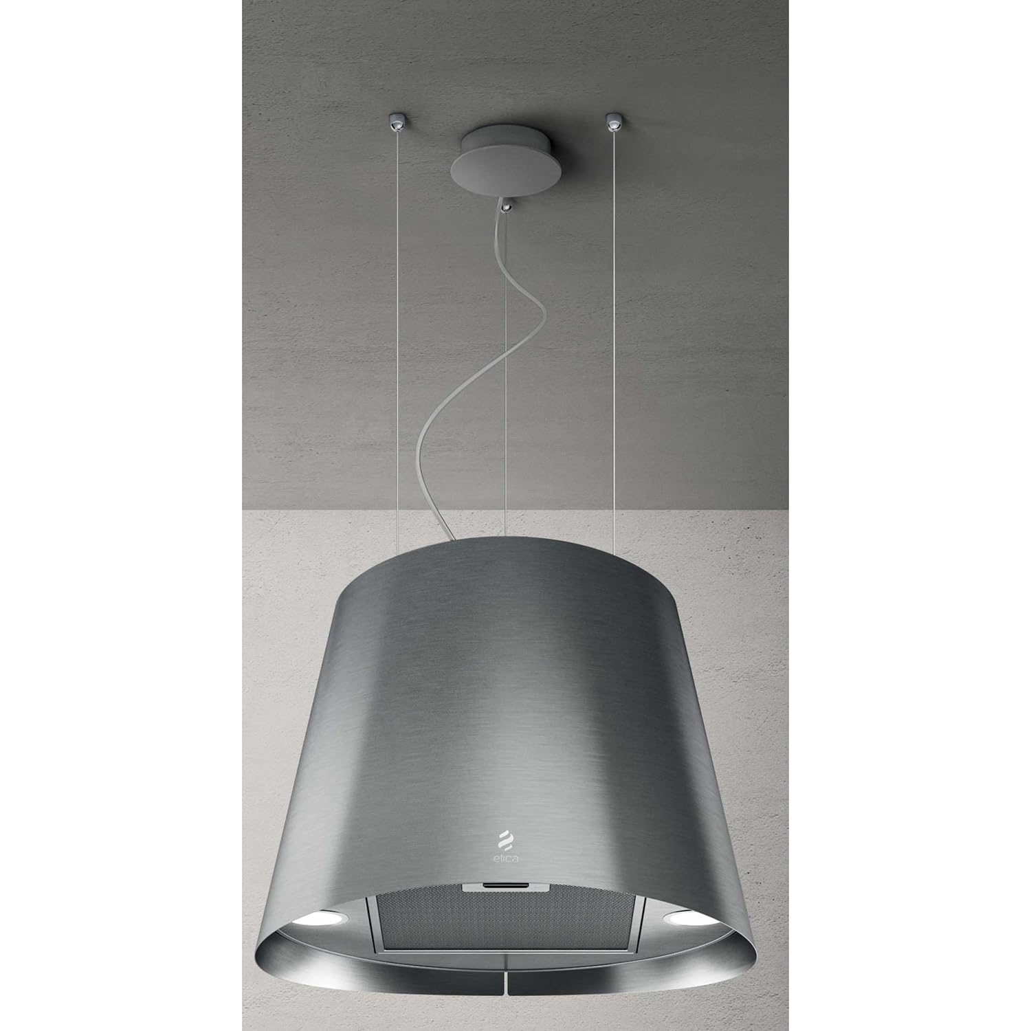 ELICA JUNO IX/F/50 CAPPA ISOLA FILTRANTE 50CM PULSANTI SOFT LIGHT INOX PRF0089651D