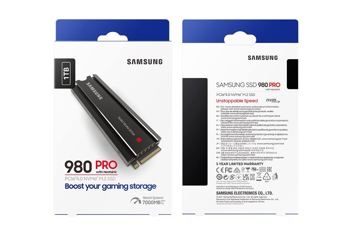 Amazon.com: SAMSUNG 980 PRO SSD with Heatsink 2TB PCIe Gen 4 