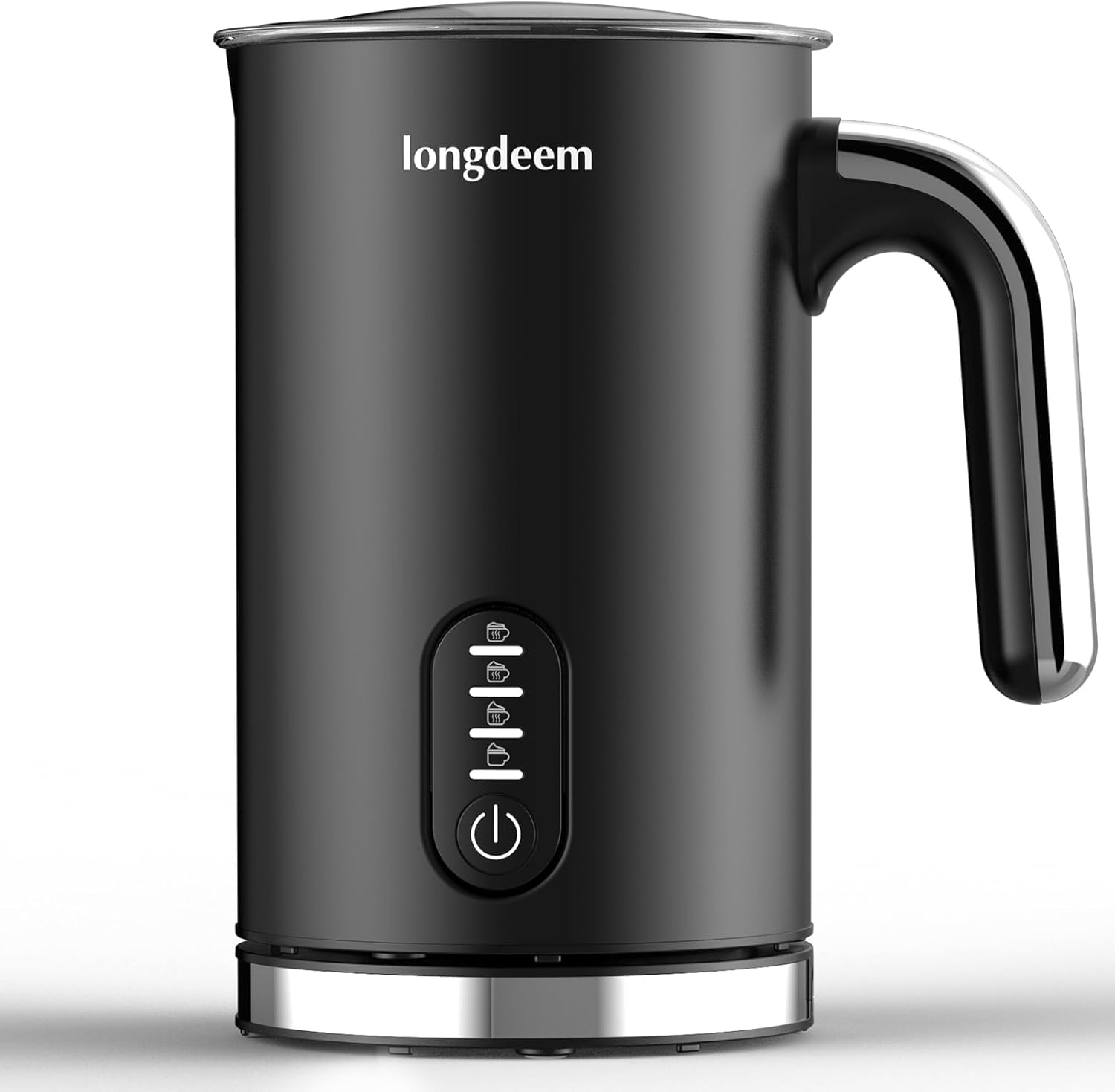 EasyUse Milk Frother, Longdeem Electric Steamer & Auto