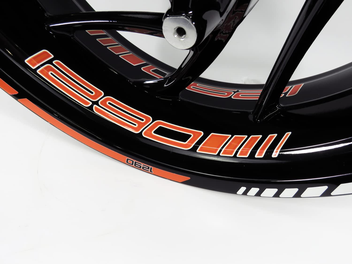 BIKE-label - Adhesivo para borde de llanta naranja compatible con KTM 1290 Super Adventure S + R X710041VA