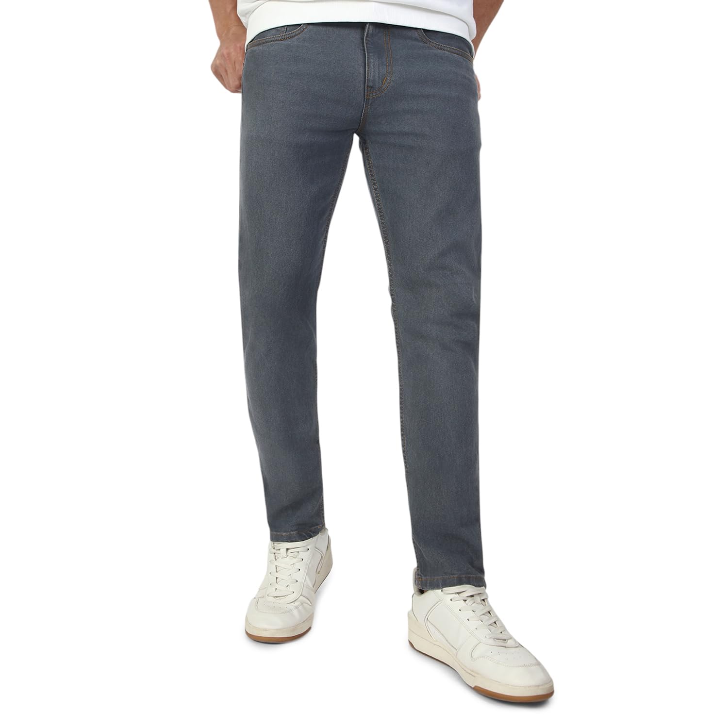 Urbano Fashion Men's Slim Fit Washed Jeans Stretchable