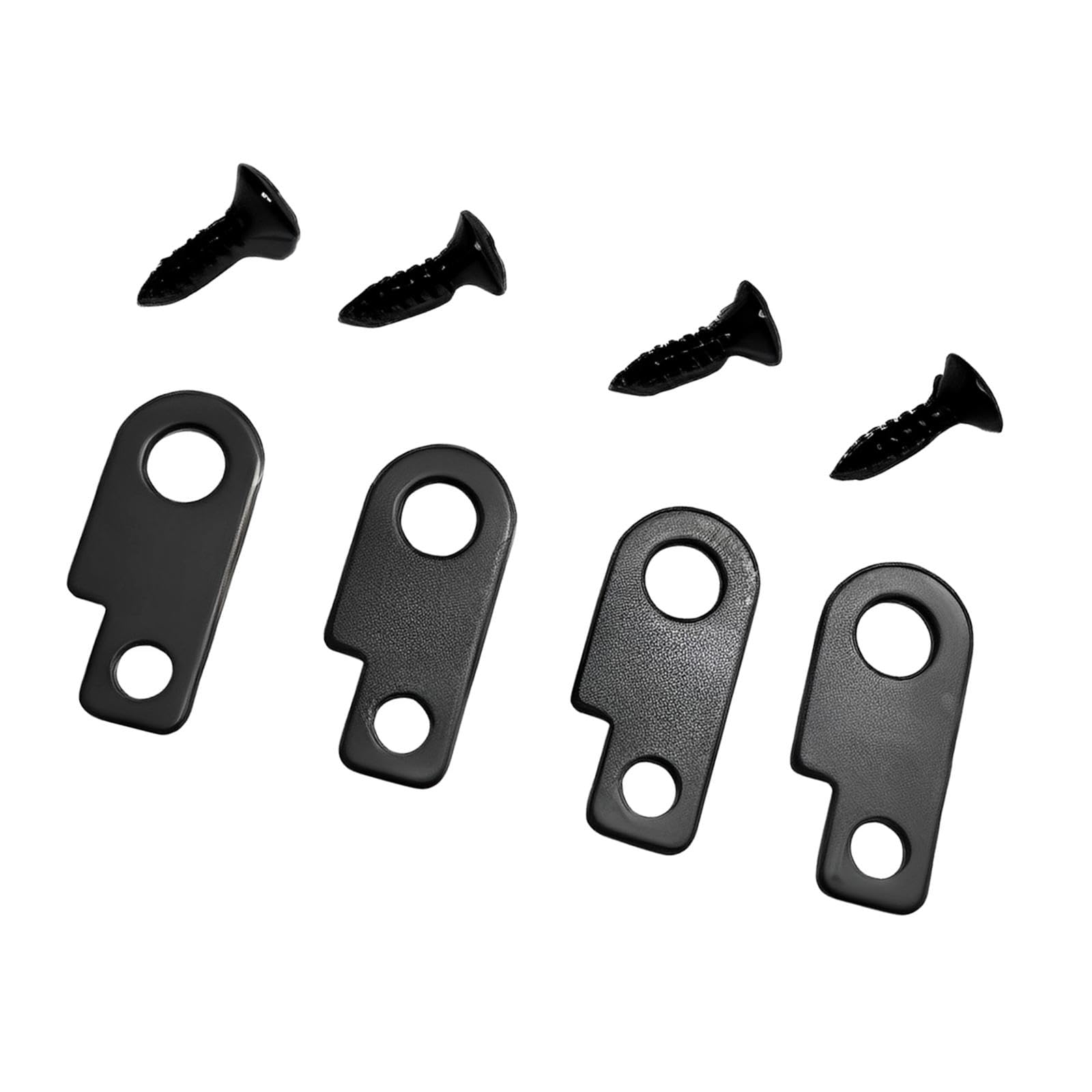 Colaxi Guitar Effects Pedal Mounting Kit Direct Replace Easy to Install Making Effects Pedal Board Sturdy Metal Accessories Hardware, Black