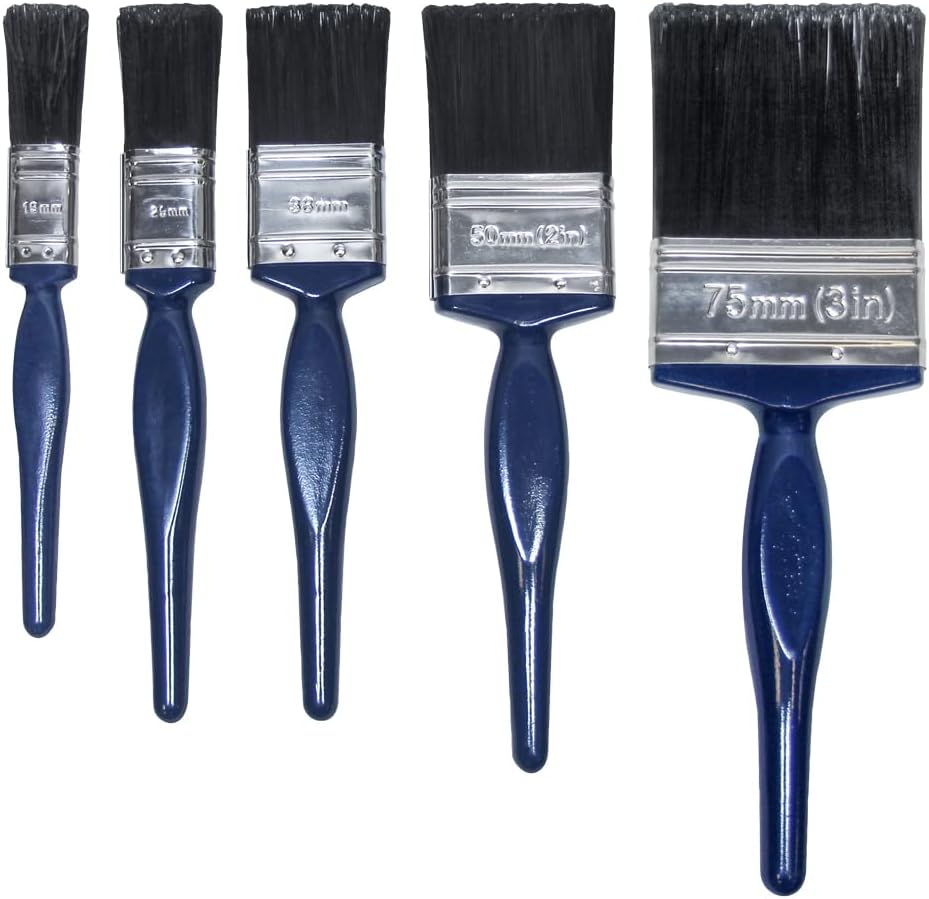 Faithfull PBUSET5 Utility Paint Brush Set (5 Pieces) Household