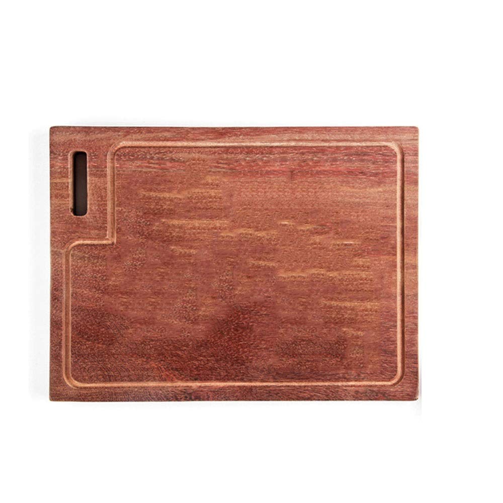 Hachoir rectangulaire en bois avec évier intégré pour découpe cuisine