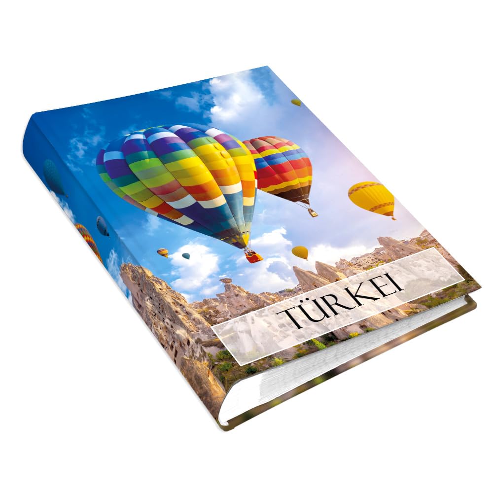 Urlaubsfotoalbum 15x21: Türkei, Fototasche für Fotos, Taschen-Fotohalter für lose Blätter, Urlaub Türkei, Handgemachte Fotoalbum