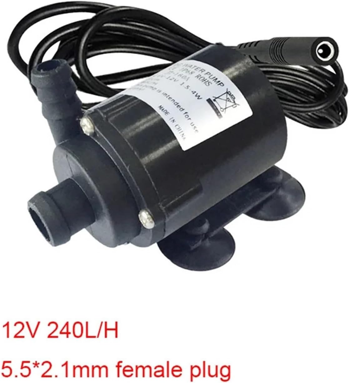 1pcs JT-160A 6V 120L/h 12V 240L/H Micro Aquarium Submersible Mini Water Pump For Fish Tank(12V female plug)
