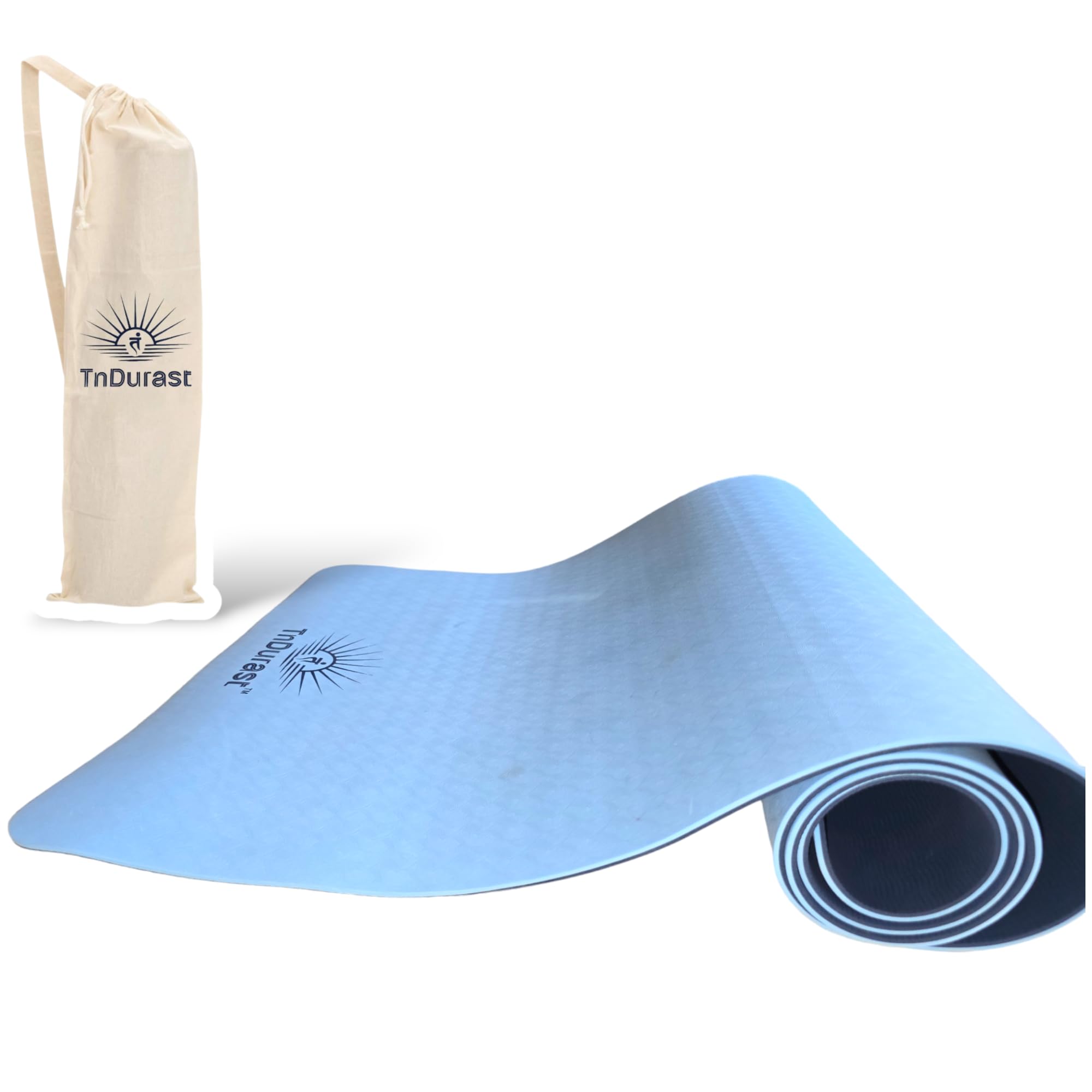 See full amazon price history chart for TNDURAST™ Yoga Mat for Women and Men with Cotton Cover Bag | Premium TPE Material | Big Size | Textured Wide and Long | Mat for Yoga, Workout, Exercise, Fitness | Anti Slip Mat | Dual Colour | 6mm TNDURAST™ Yoga Mat for Women and Men with Cotton Cover Bag | Premium TPE Material | Big Size | Textured Wide and Long | Mat for Yoga, Workout, Exercise, Fitness | Anti Slip Mat | Dual Colour | 6mm (B0D7RYLNQB) Amazon Price History, Amazon Price Tracker