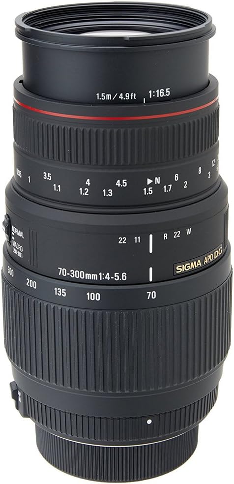 Sigma 70-300mm f/4-5.6 DG APO Macro Motorized Telephoto Zoom Lens for Nikon SLR Cameras
